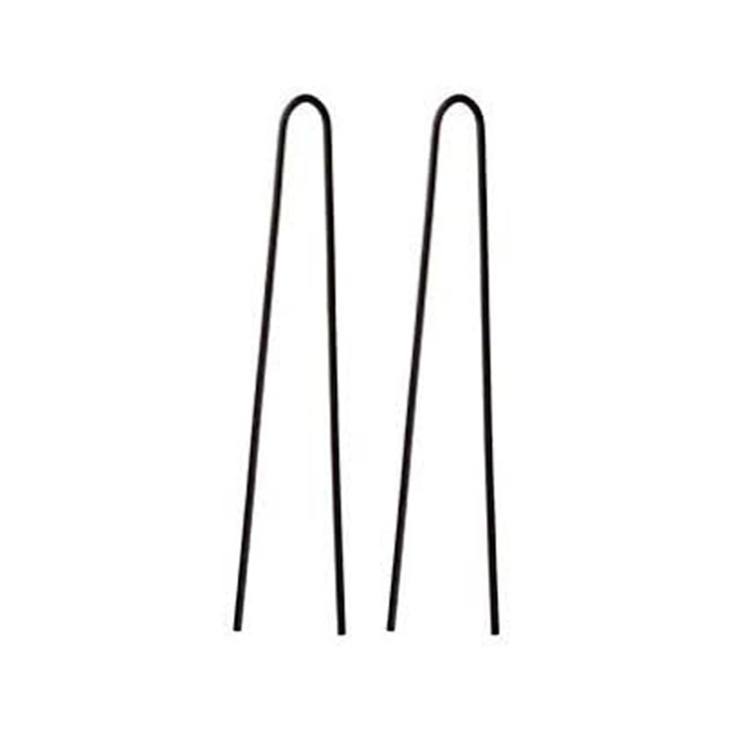 Eurostil Caja Horquillas Negras 70Mm 1Un